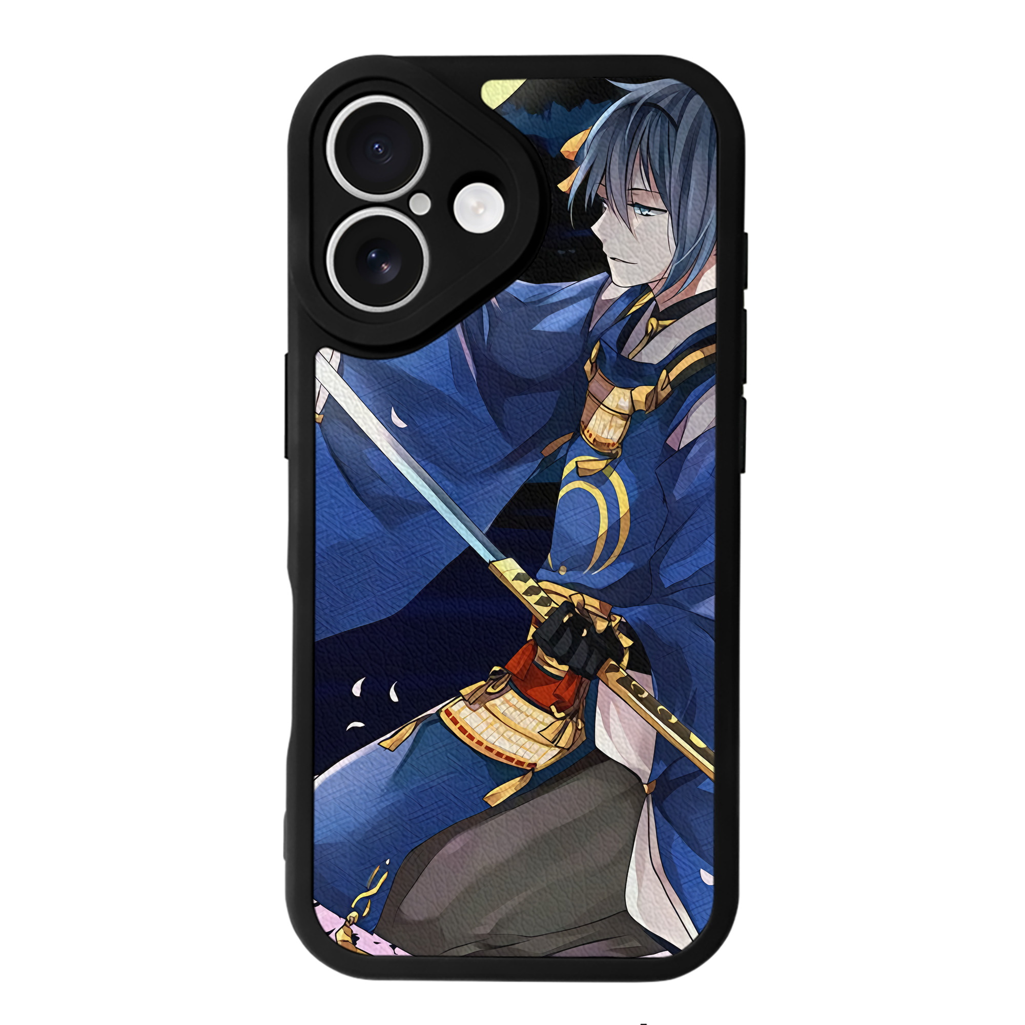 （画像用） 刀剣乱舞 Touken Ranbu 【iPhone 16シリーズ対応】シリコンスマホケース（レザー調） 材質：シリコン